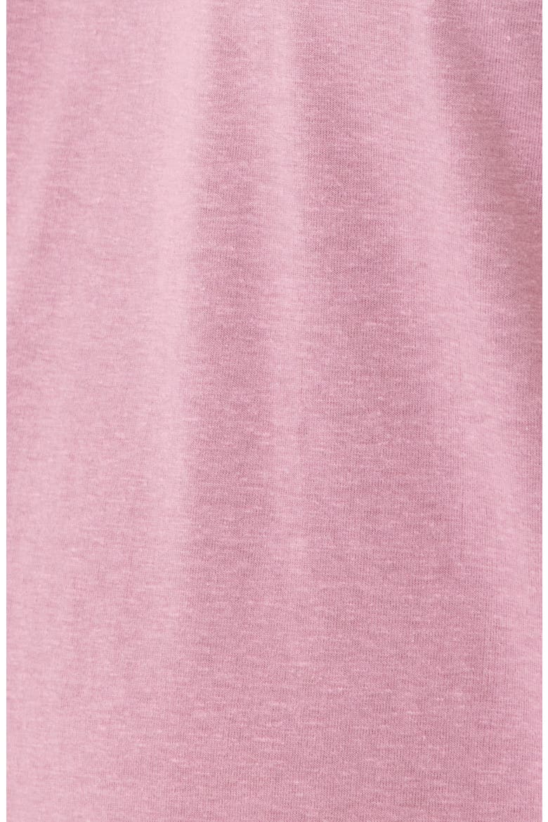 V-Neck Slub T-Shirt, Alternate, color, CHERRY BLOSSOM