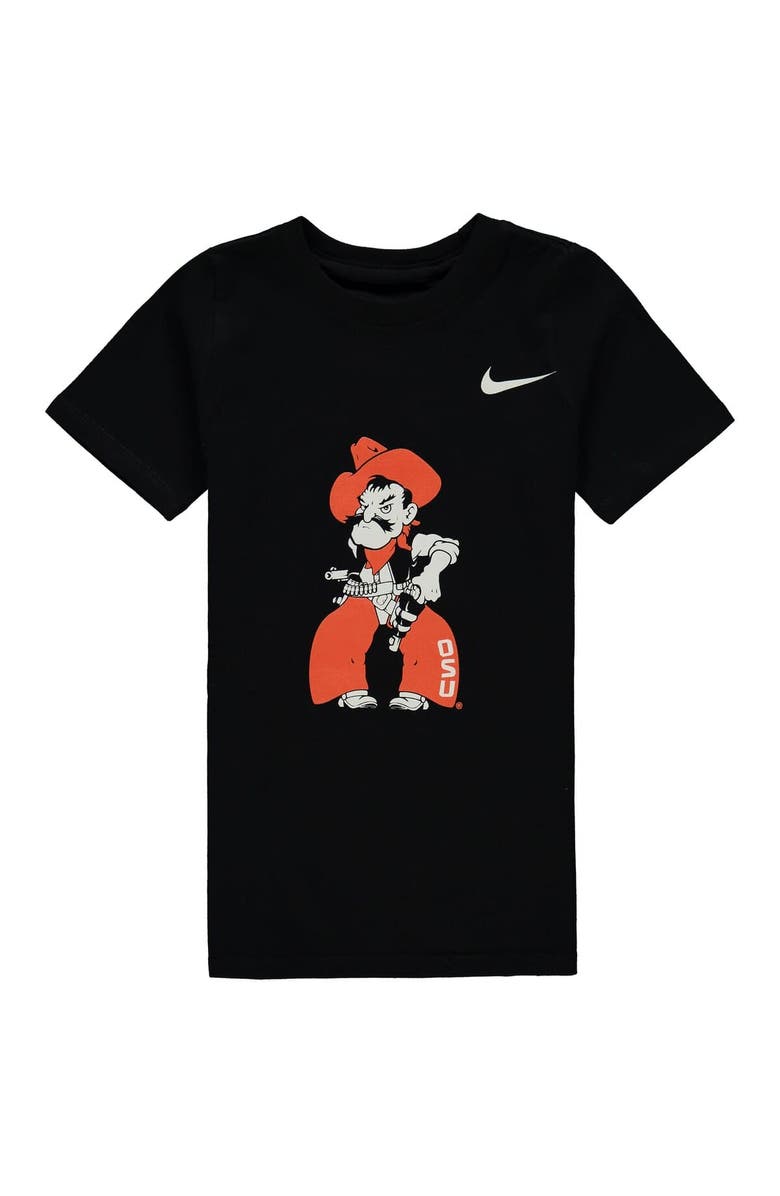 Nike Preschool Nike Black Oklahoma State Cowboys Logo T-Shirt, Alternate, color, Black