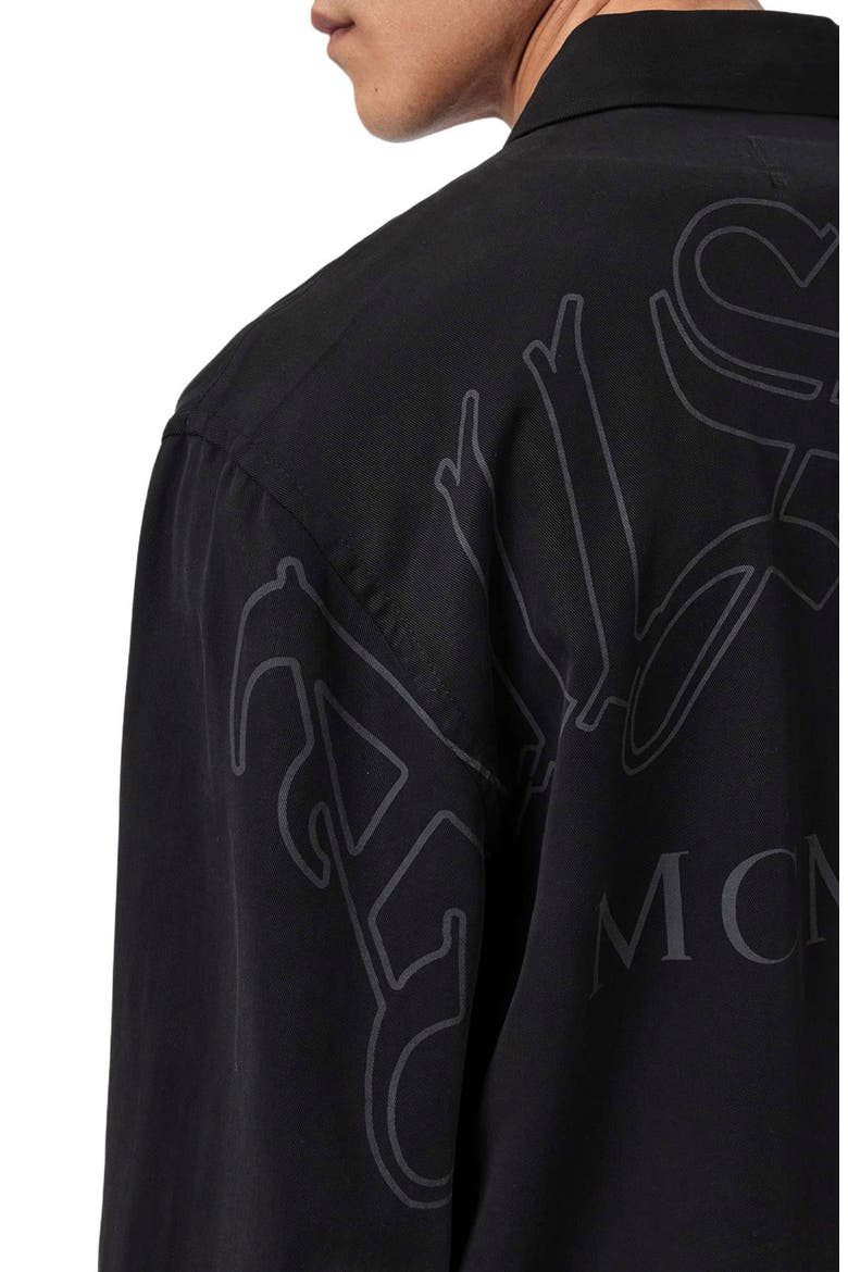 Soul Tencel Lyocell Long Sleeve Button Up Shirt, Alternate, color, ORCA BLACK
