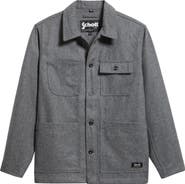 Schott NYC Unlined Wool Blend Chore Jacket