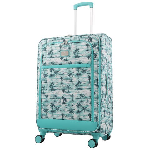 Palm Print 30" Expandable Softside Spinner