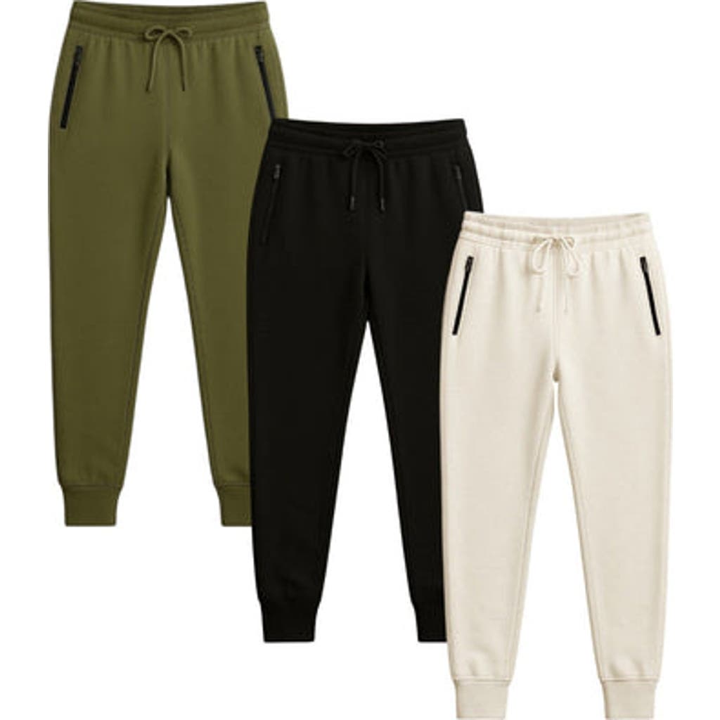 Benben Womens 3 Pack Ultra Soft Fleece Joggers