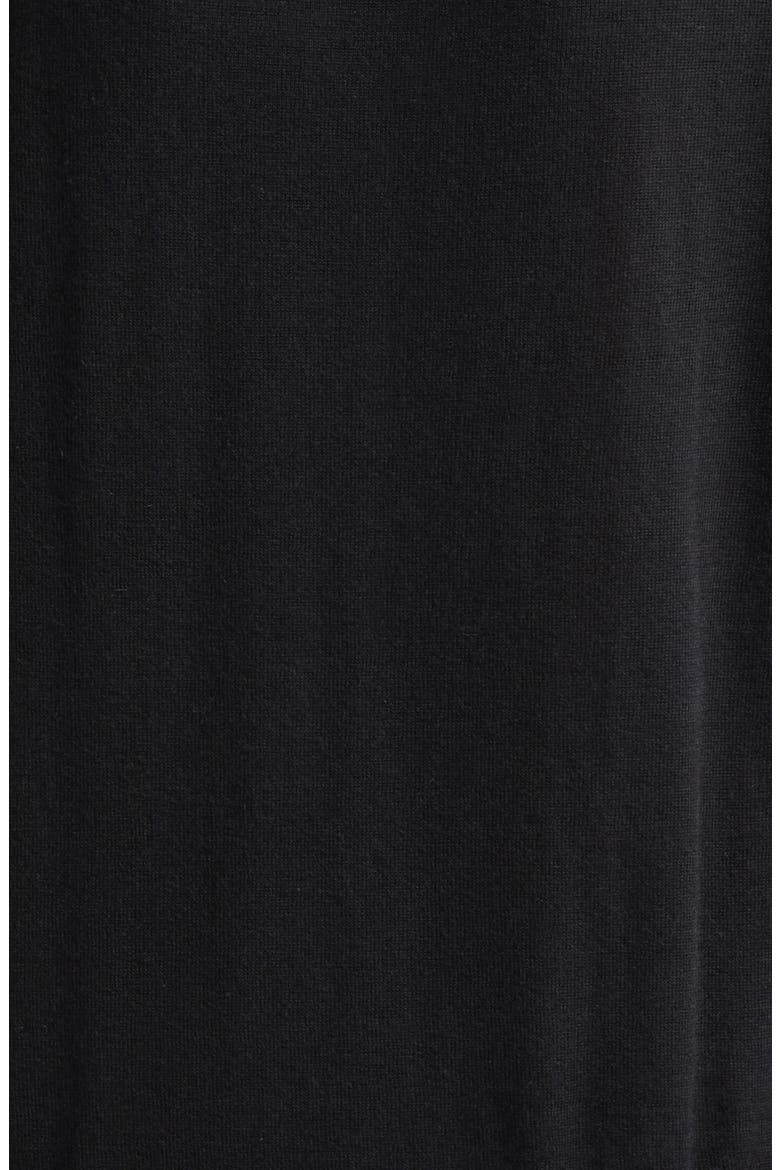 Honor Short Sleeve Cashmere Crewneck Sweater, Alternate, color, BLACK