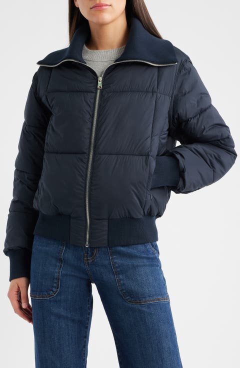 ダウンジャケット・コート [MATINKIM]big pocket puffer down jumper for women in navy MUSINSA | MATIN KIM BIG POCKET PUFFER DOWN JUMPER FOR WOMEN