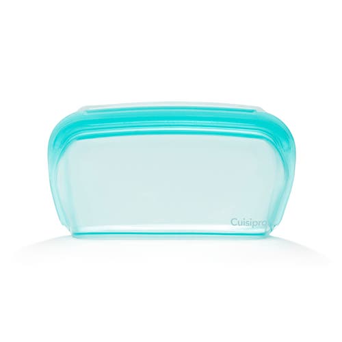 Cuisipro Pack-it Silicone Reusable Stand Up Storage Bag, 1000ml/34 oz In Blue