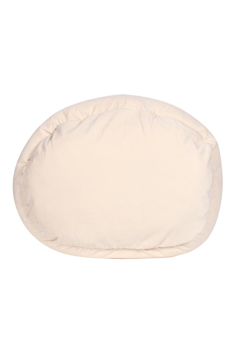 Microfiber Comfy Cup Pet Bed, Alternate, color, BONE