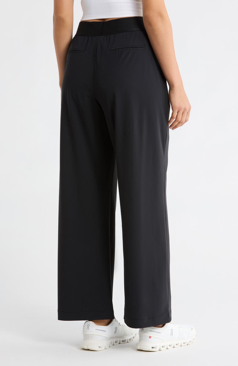 90 DEGREE BY REFLEX Warp X Dinah Wide Leg Pants, Alternate, color, Black
