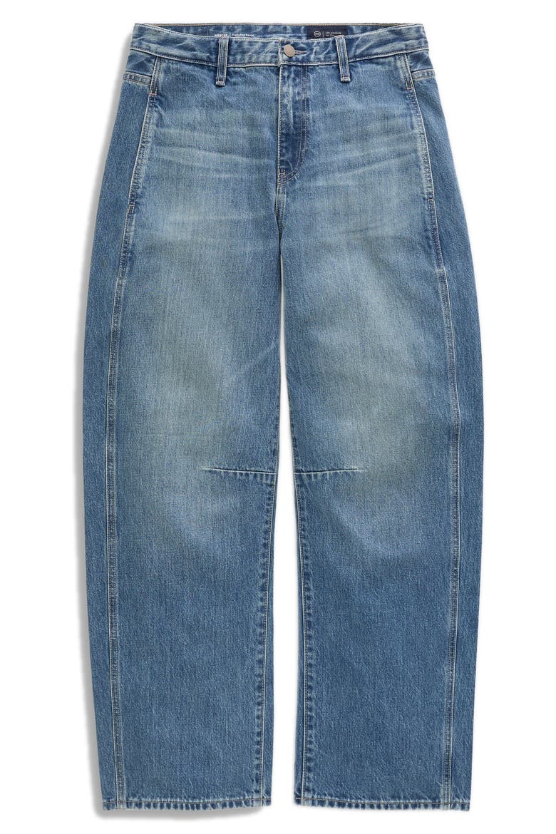 Mercer High Waist Barrel Jeans, Alternate, color, VIBRATO