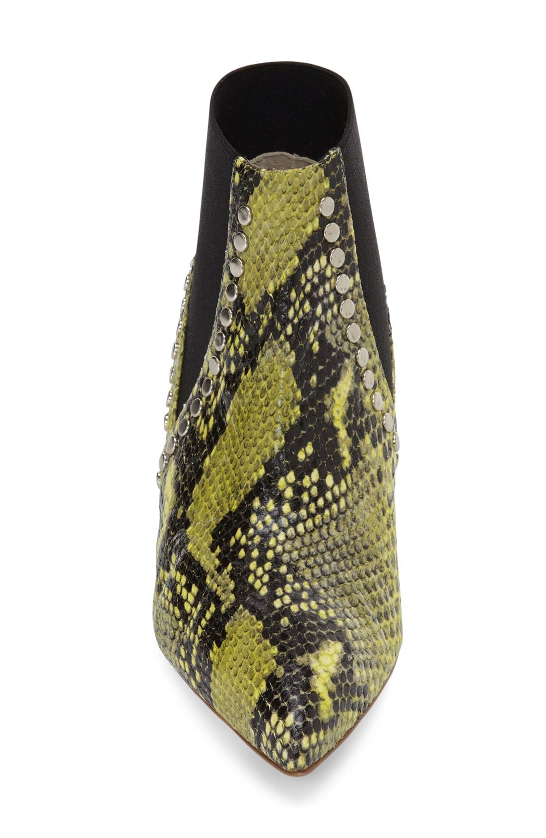 'Hollie' Pointy Toe Bootie, Alternate, color, YELLOW