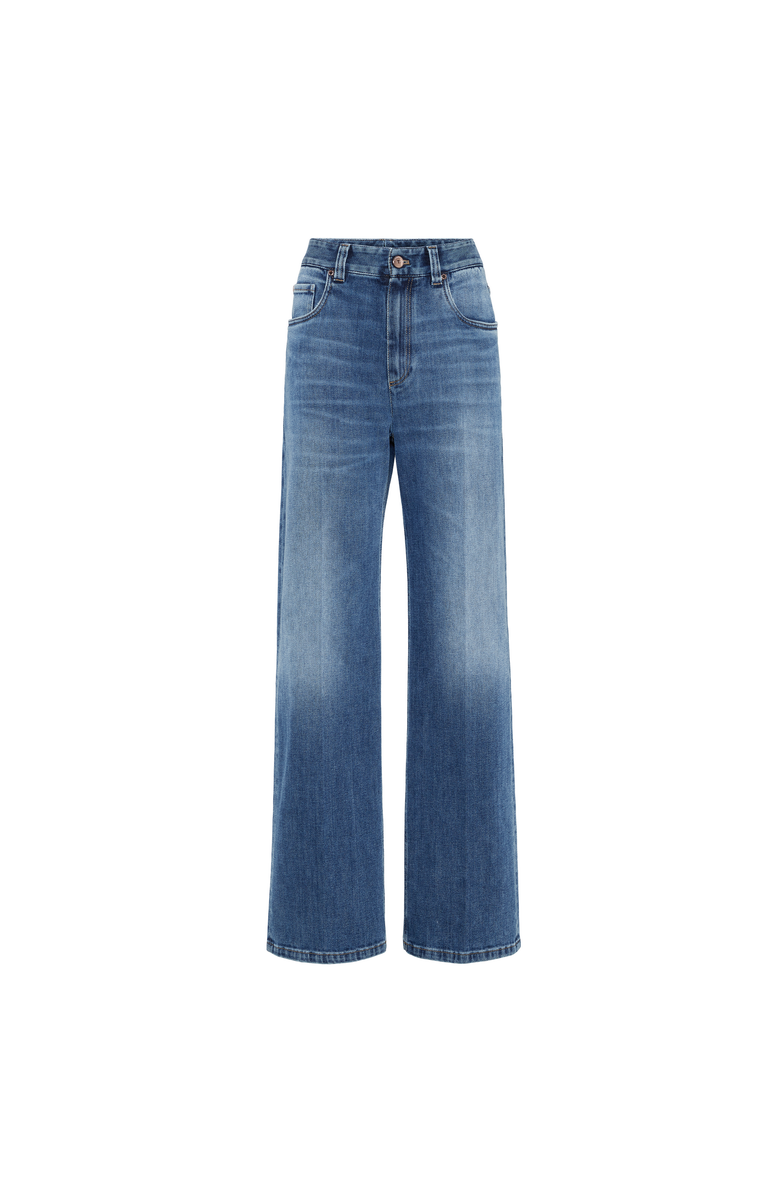 Brunello Cucinelli Contemporary Loose trousers, Main, color, Denim