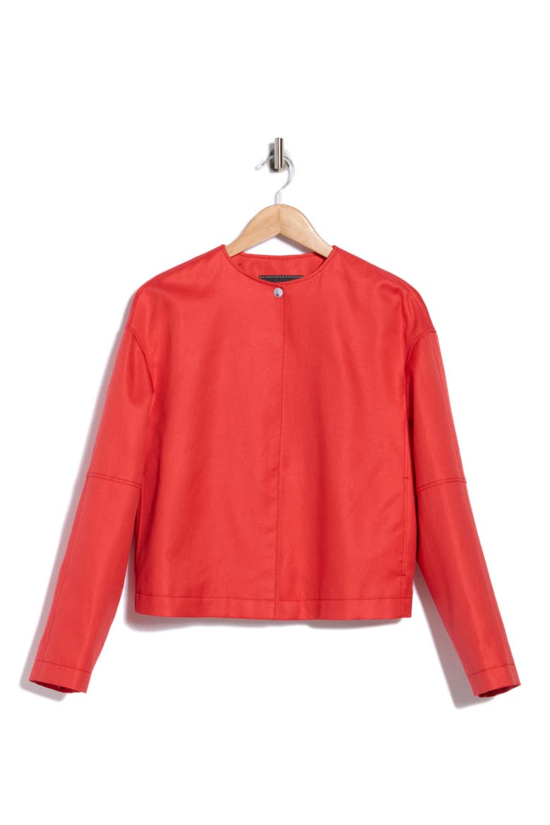 Cotton & Linen Jacket, Alternate, color, LOVE