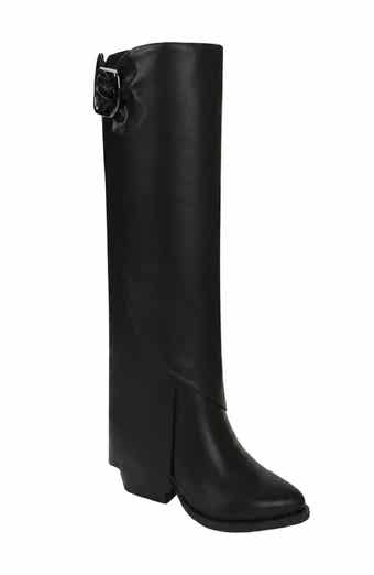 Gabriel Foldover Tall Faux Leather Boot