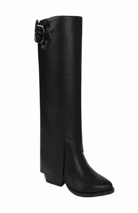 Gabriel Foldover Tall Faux Leather Boot