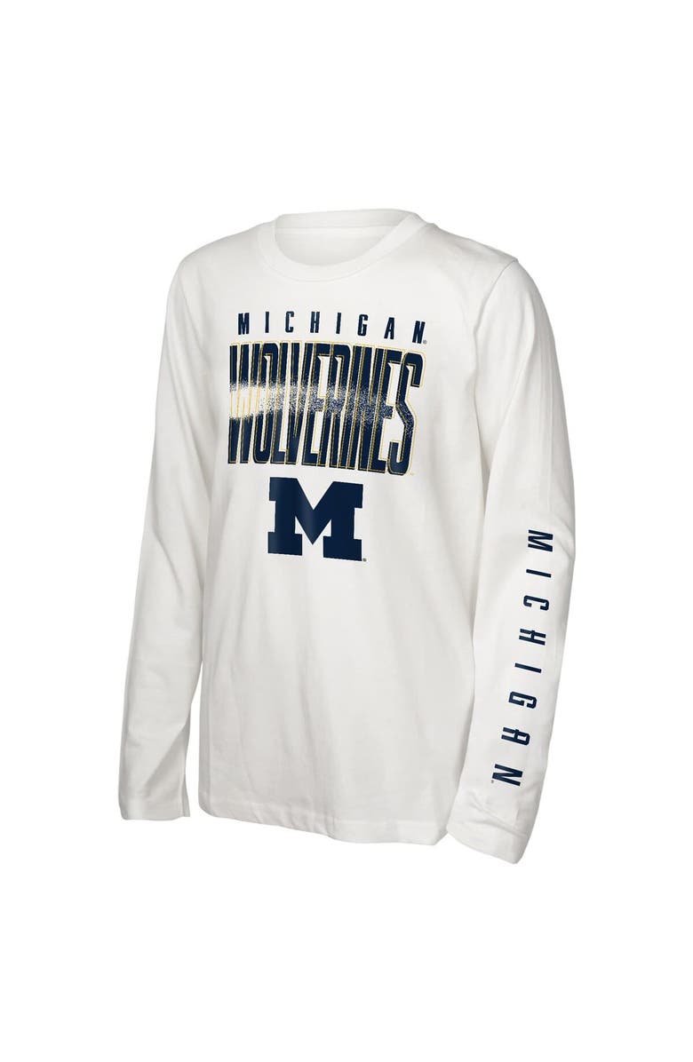 Outerstuff Preschool Outerstuff Michigan Wolverines Mix 3-in-1 Combo T-Shirt Set, Alternate, color, Navy