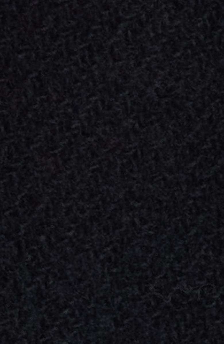 Dries Van Noten Rafaella Whipstitched Wool Blend Coat, Alternate, color, Black