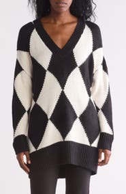 INDUSTRY REPUBLIC CLOTHING Diamond Oversize Sweater