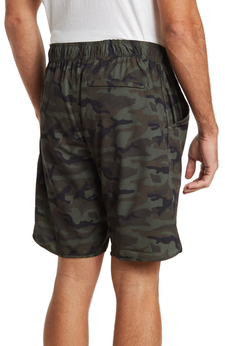 Vintage 1946 Camo Windjammer Shorts, Alternate, color, Green Camo