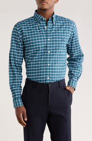 Brooks Brothers Regular Fit Plaid Non-Iron Dress Shirt
