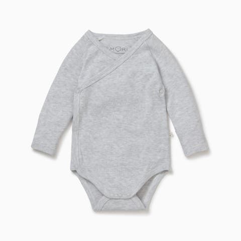 Long Sleeve Wrapover Bodysuit (Baby)