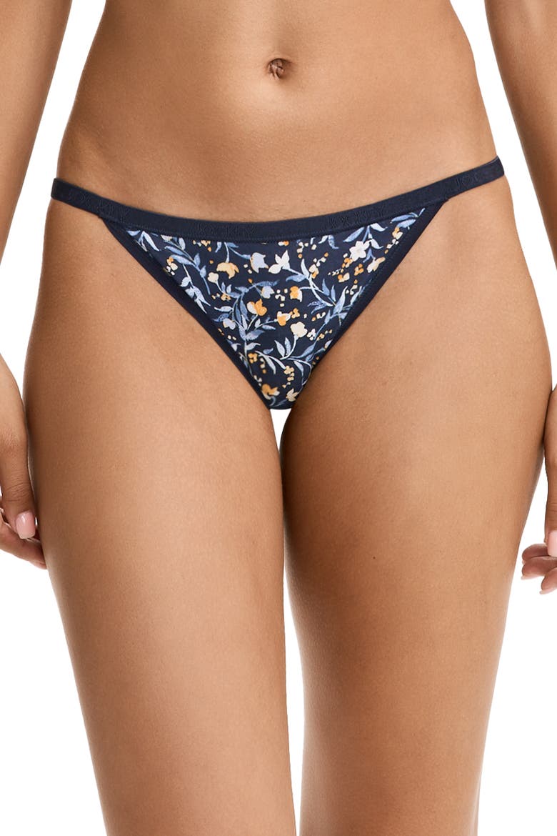 Women's Organic Cotton Stretch String Bikini - 3 Pack, Alternate, color, Harbor Floral