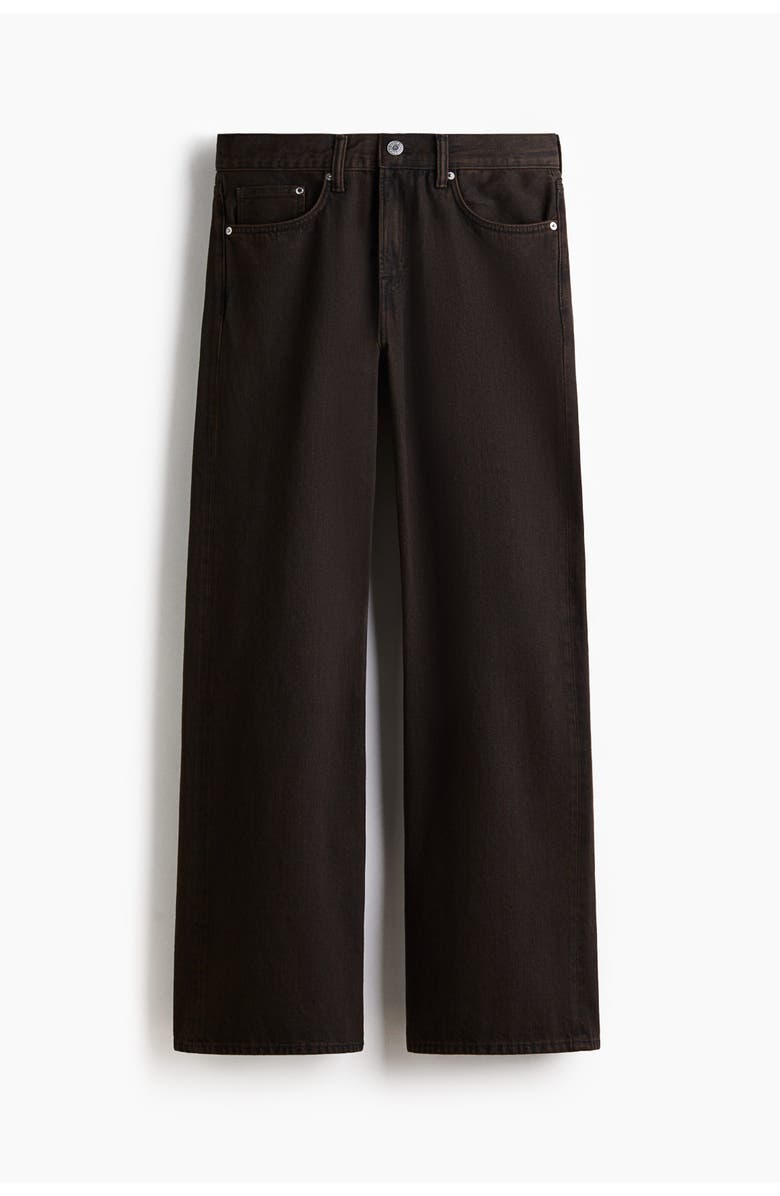 H&M Relaxed Bootcut Jeans, Main, color, Denim Brown