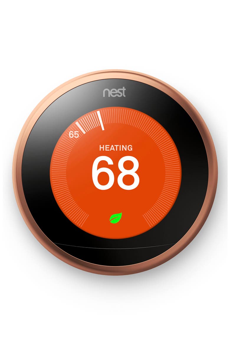 Learning Thermostat, Main, color, COPPER