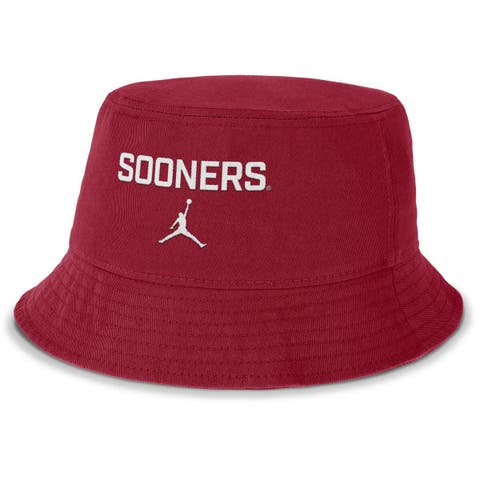 Men's Jordan Brand Crimson Oklahoma Sooners Apex Primetime Bucket Hat