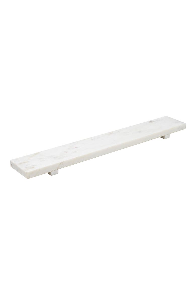 Inka Marble Decor Tray, Main, color, WHITE