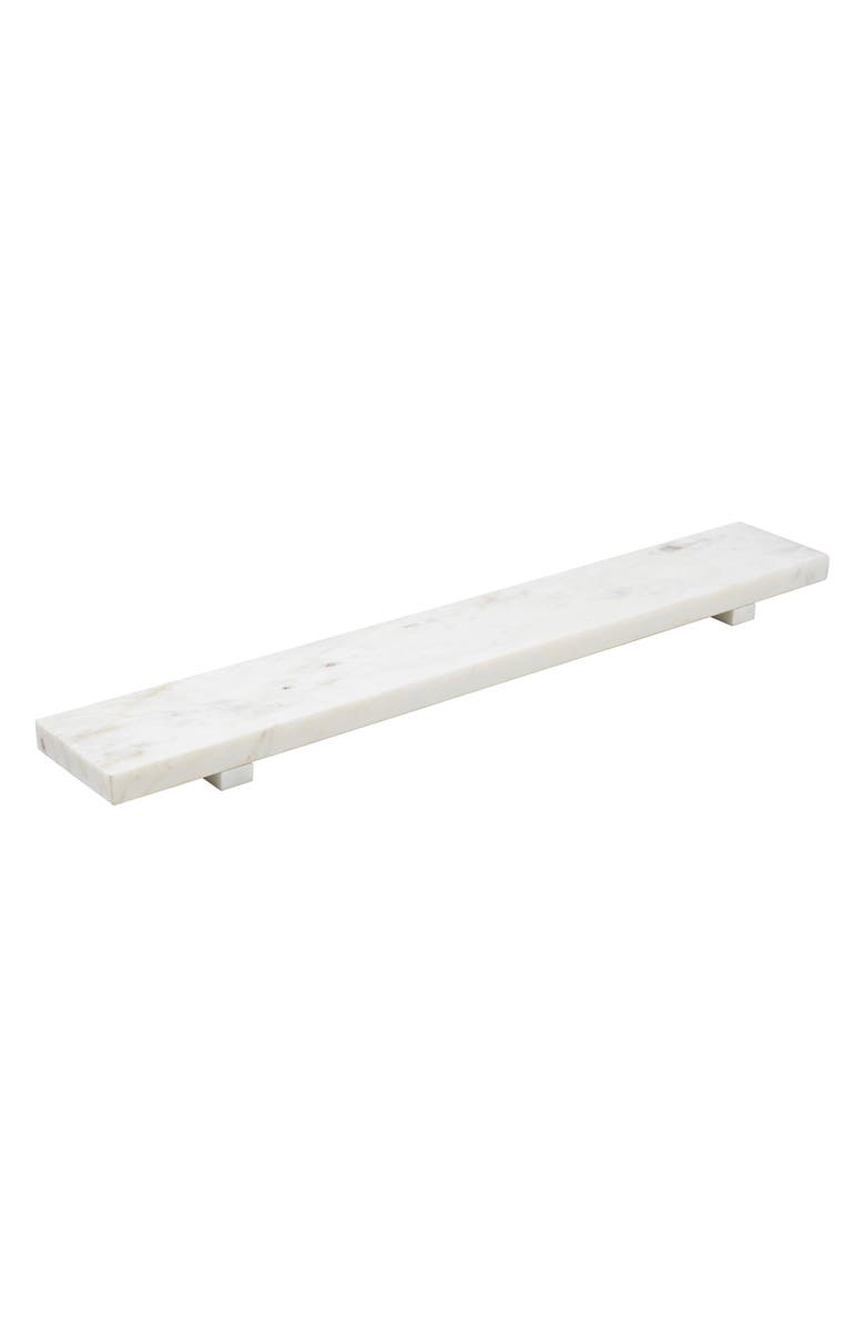 Renwil Inka Marble Decor Tray, Main, color, White