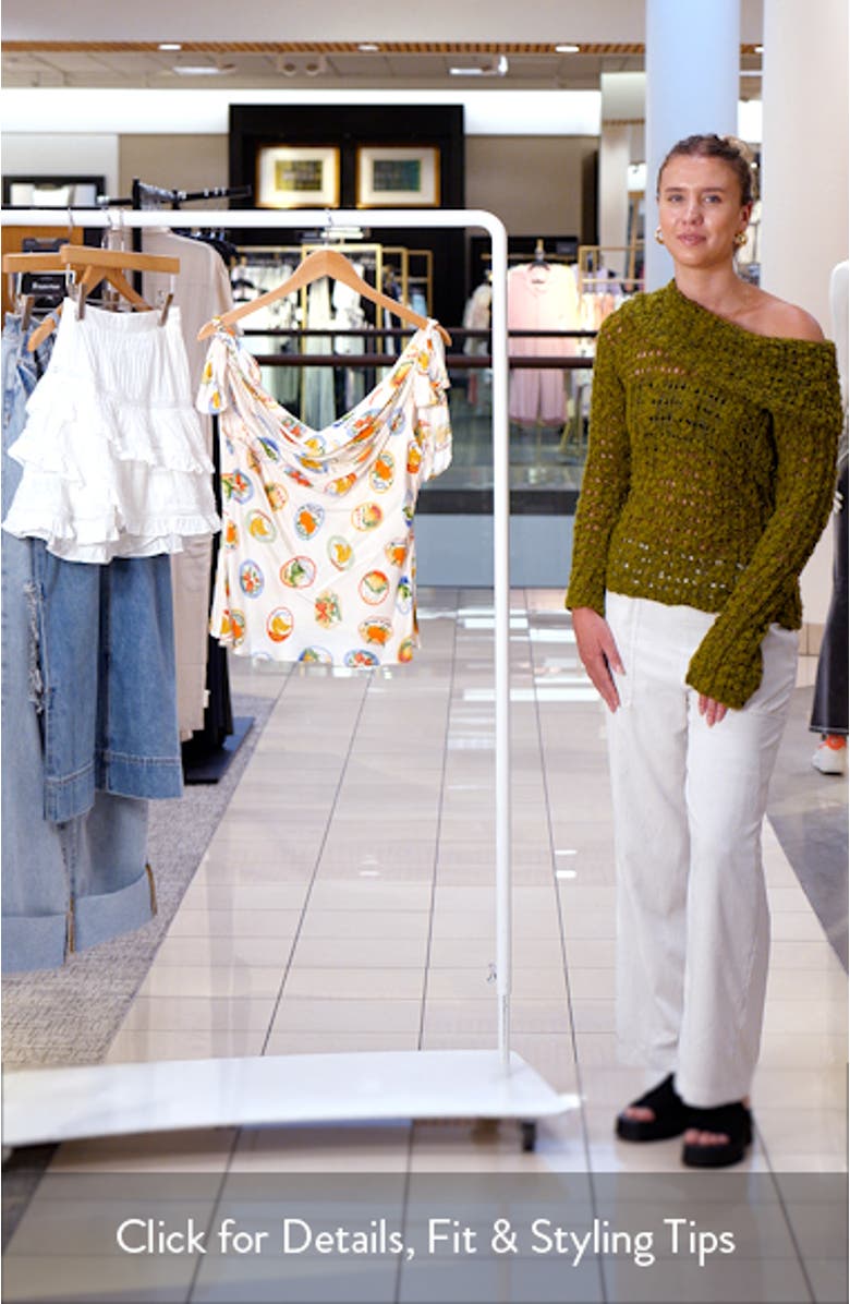 Allexina Printed Cowl Neck Top, sales video thumbnail