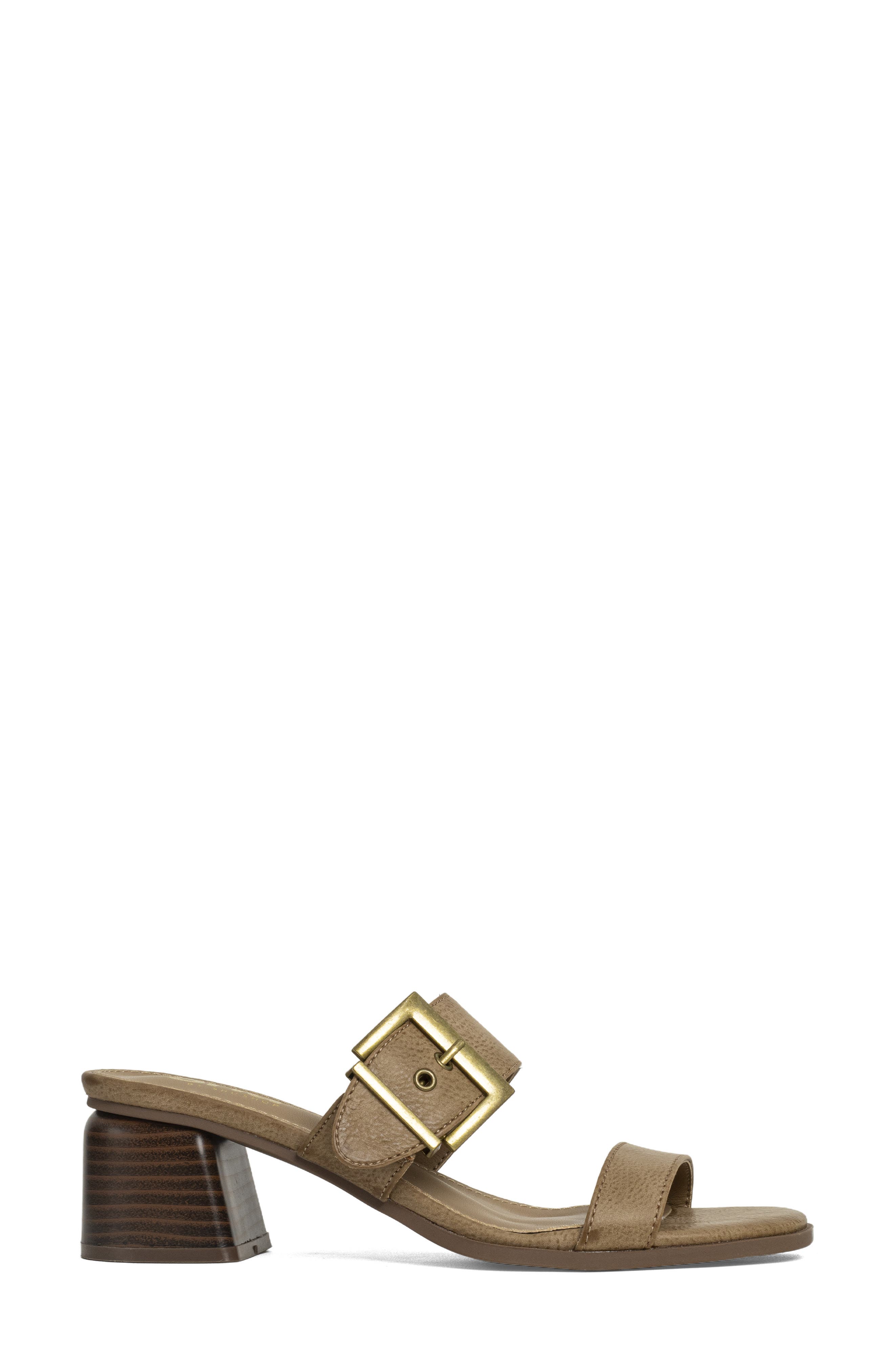 SHUSHOP Eden Slide Sandal, Alternate, color, Taupe