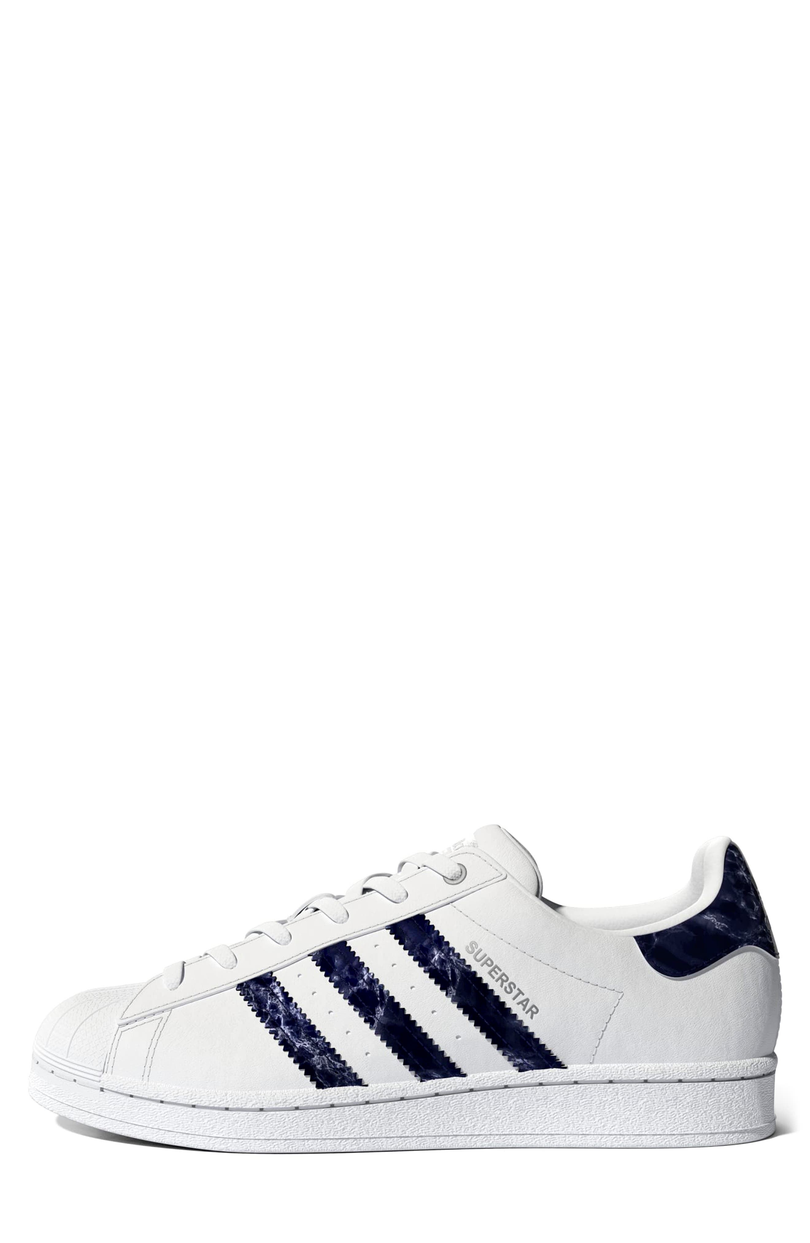 Superstar Sneaker, Alternate, color, WHITE/ NIGHT SKY/ SILVER