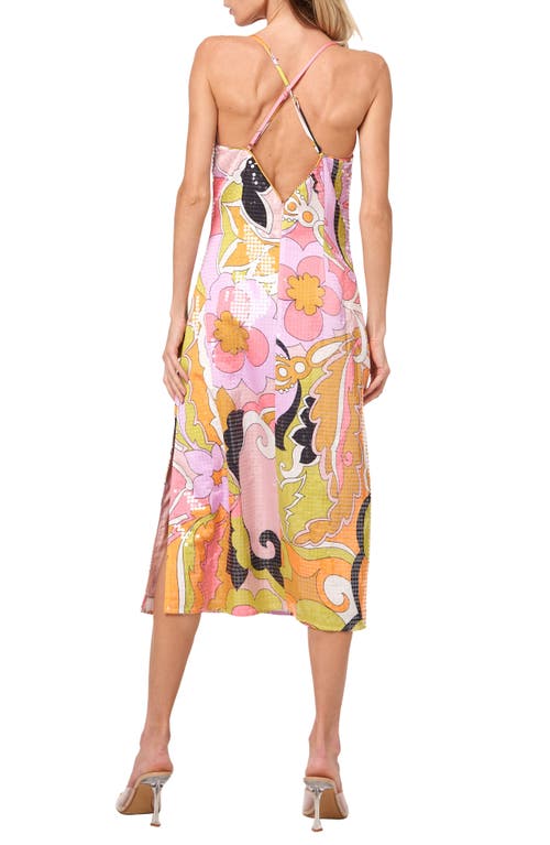 CIEBON CIEBON NOREEN SEQUIN MIDI DRESS