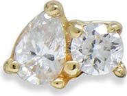 Anzie Cléo Jumelle Lab Grown Diamond Stud Earring