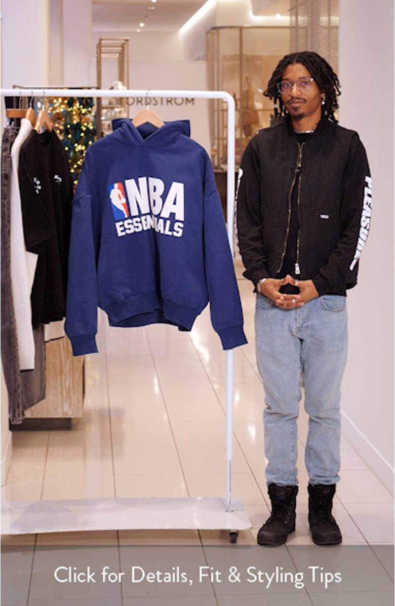 x NBA Cotton Blend Hoodie, sales video thumbnail