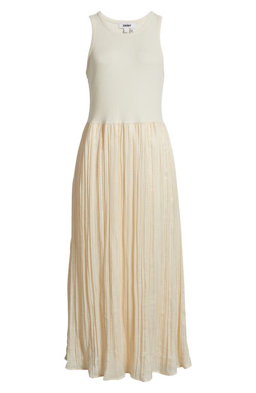 Dkny Mixed Media Maxi Dress