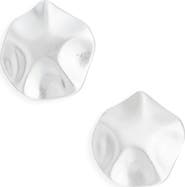 Karine Sultan Textured Circle Clip-On Earrings