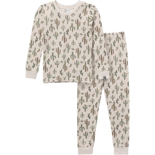 Modern Moments™ By Gerber Kids' Hacci Sung Fit Footless Pajama Set In Neutral