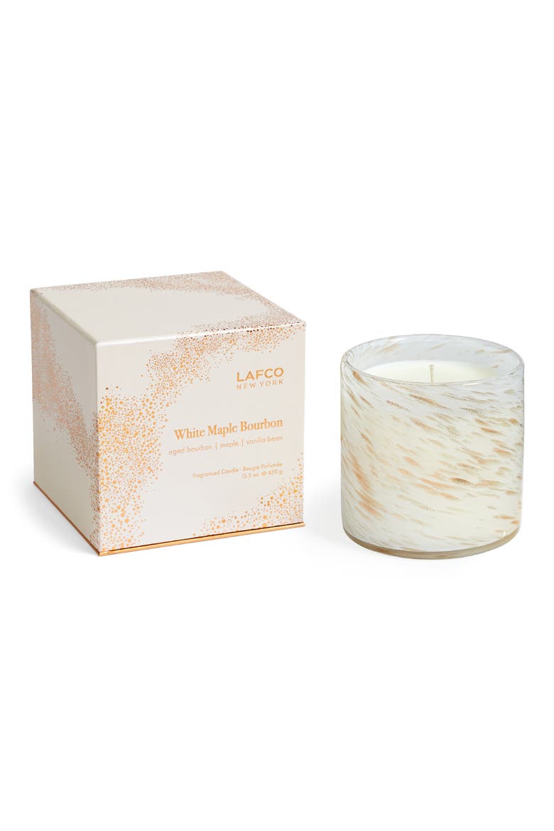 White Maple Bourbon Signature Candle, Alternate, color, WHITE