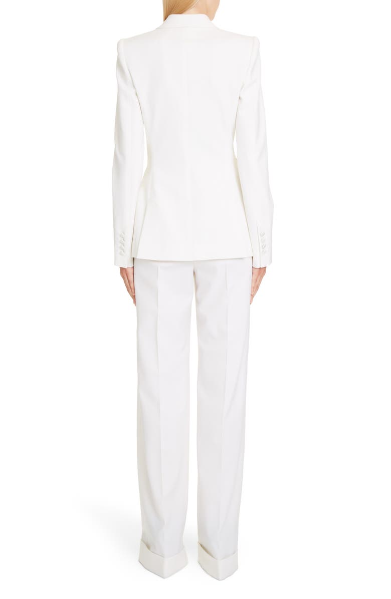 Dolce&Gabbana Double Breasted Stretch Wool Blend Jacket, Alternate, color, 