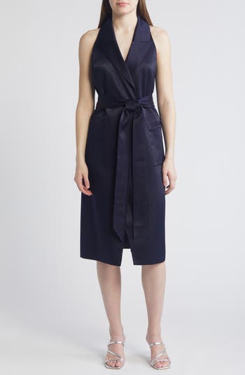 Ted Baker London Terrud Sleeveless Satin Sheath Dress | Nordstrom