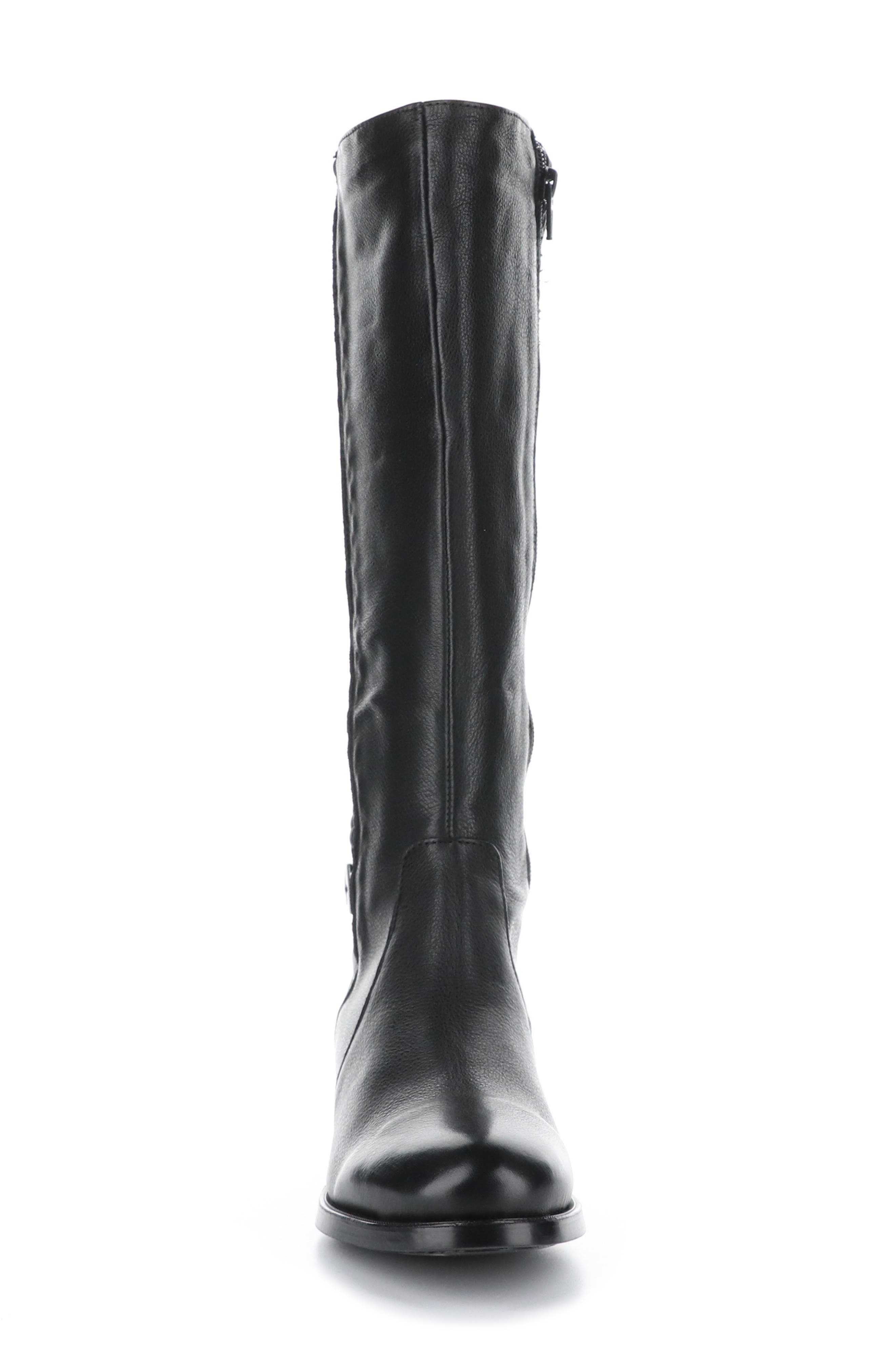 Bawn Waterproof Knee High Boot, Alternate, color, BLACK FEEL LEATHER