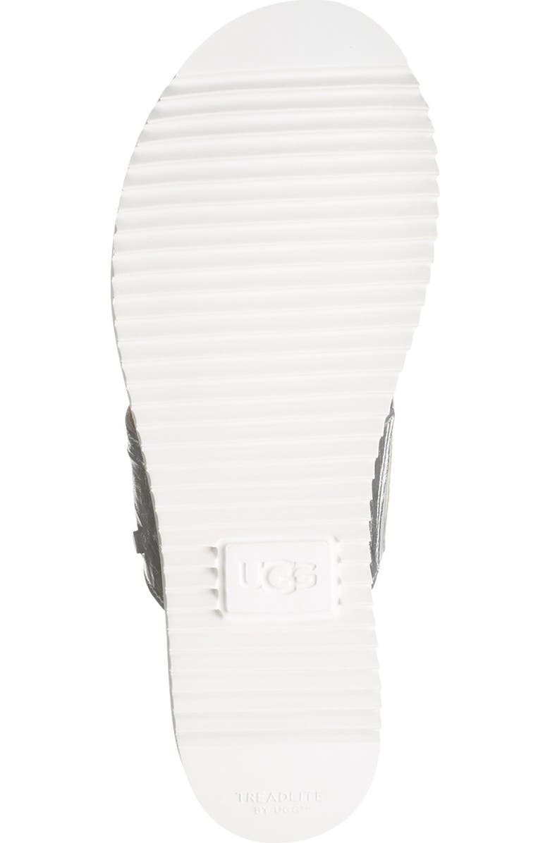 UGG<sup>®</sup> Zyle Metallic Slide Sandal, Alternate, color,