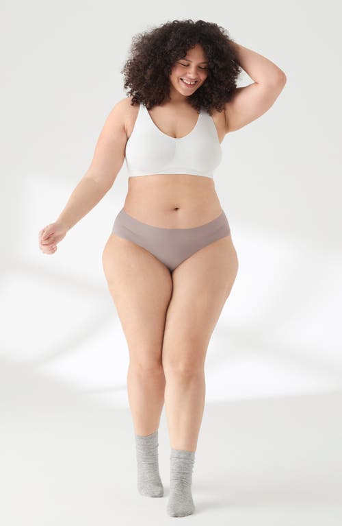 True & Co. Soft Form V-neck Adjustable Strap Bralette