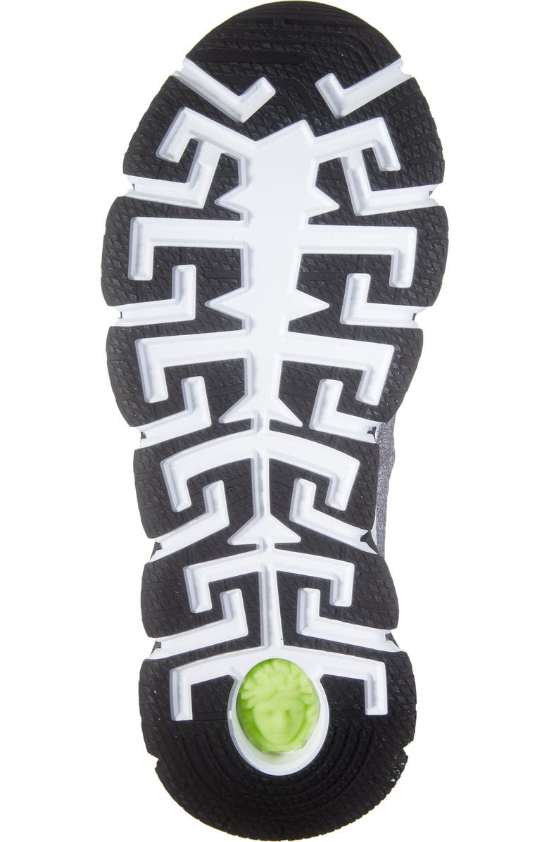 Versace Trigrecca Glitter Sneaker, Alternate, color,