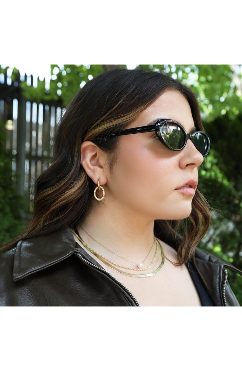 The Lovery Fine Jewelry Bismark Necklace, Alternate, color, Yellow Gold