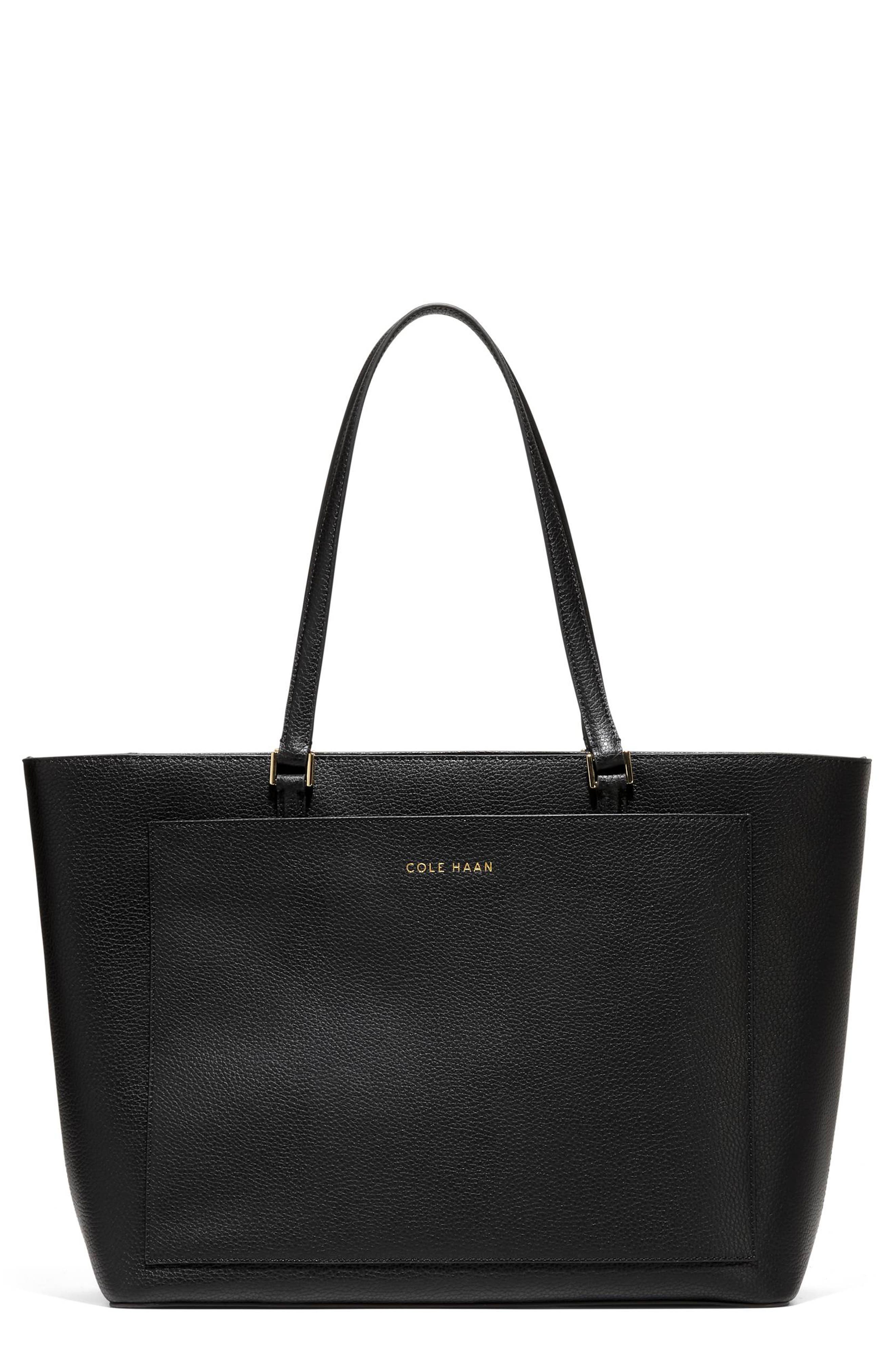 Cole Haan The Elyse Tote Bag, Main, color, Black