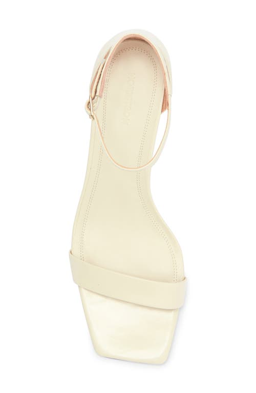 Nordstrom Naiomi Ankle Strap Sandal In Ivory Vanilla