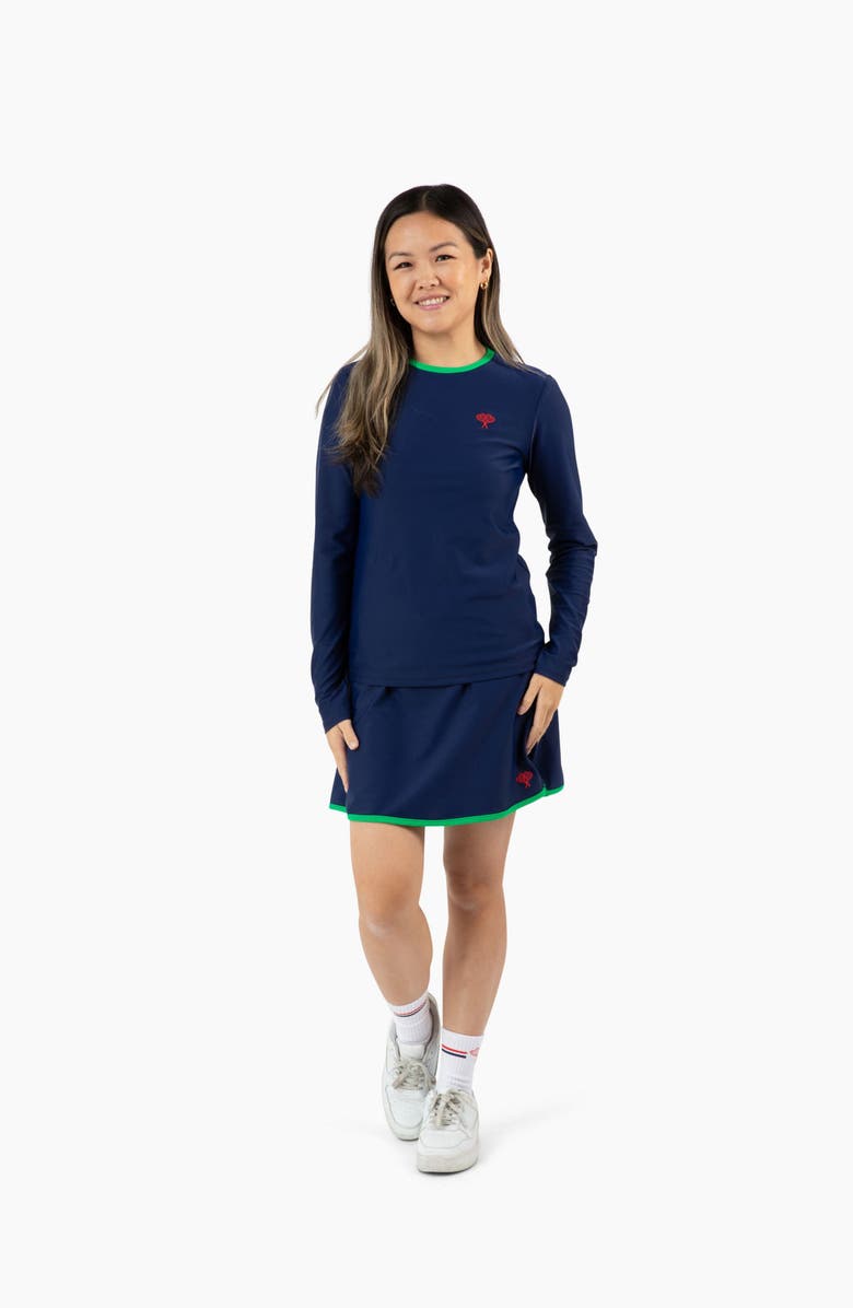 Love All Tennis Women's Reena Top in Colors, Alternate, color, Navy