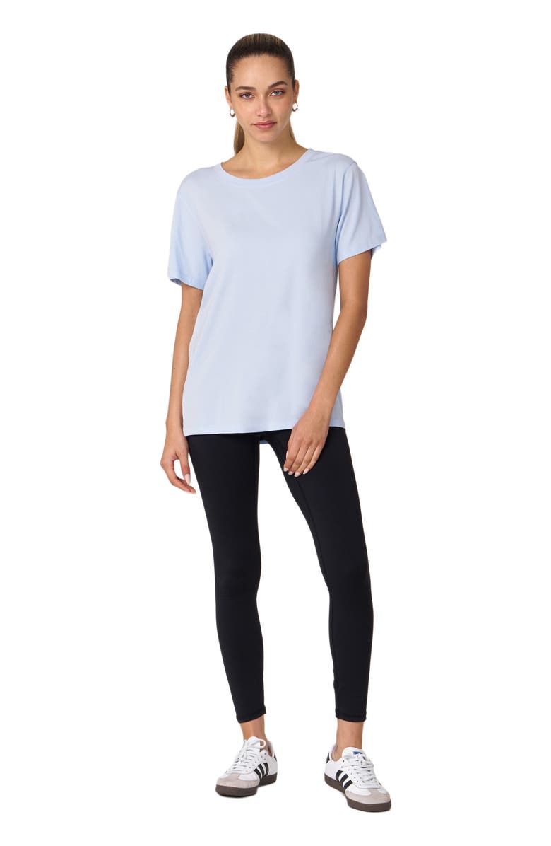 Rebody Active Rebody Essentials Oversized Short Sleeve Top, Alternate, color, Baby Blue
